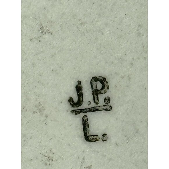 Jean Pouyat Limoges Cake Plate Thorny Roses 10 1/2” Antique c1891-1932 Cutouts - Picture 10 of 14